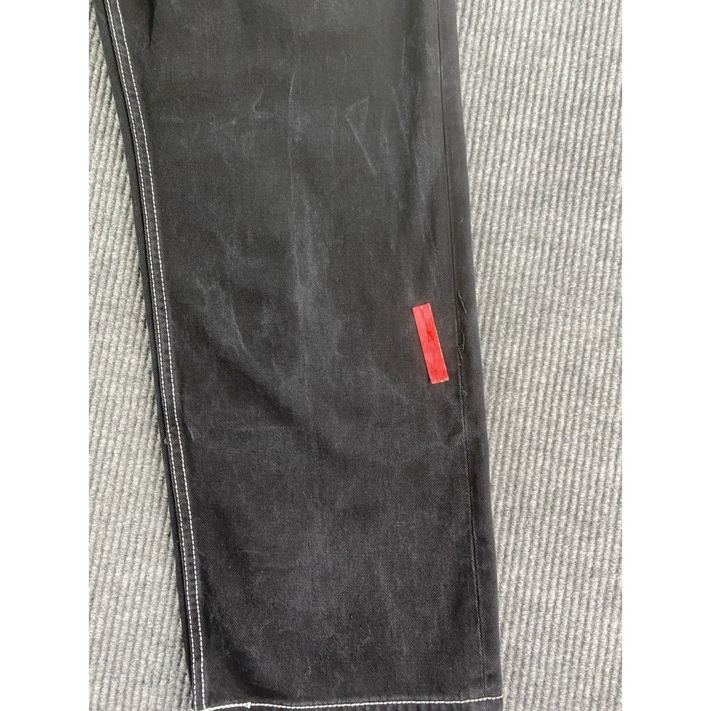 Ecko Jeans Men 38x32 Black Cotton Denim Streetwear Grunge Skater Baggy Fit Y2k - Picture 13 of 16